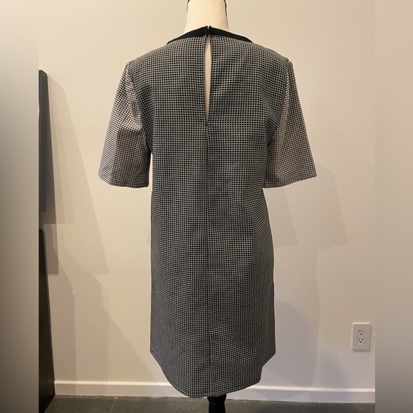 NWT - BCBGeneration Black & White Checkered Shift Dress SMALL - Picture 5 of 11